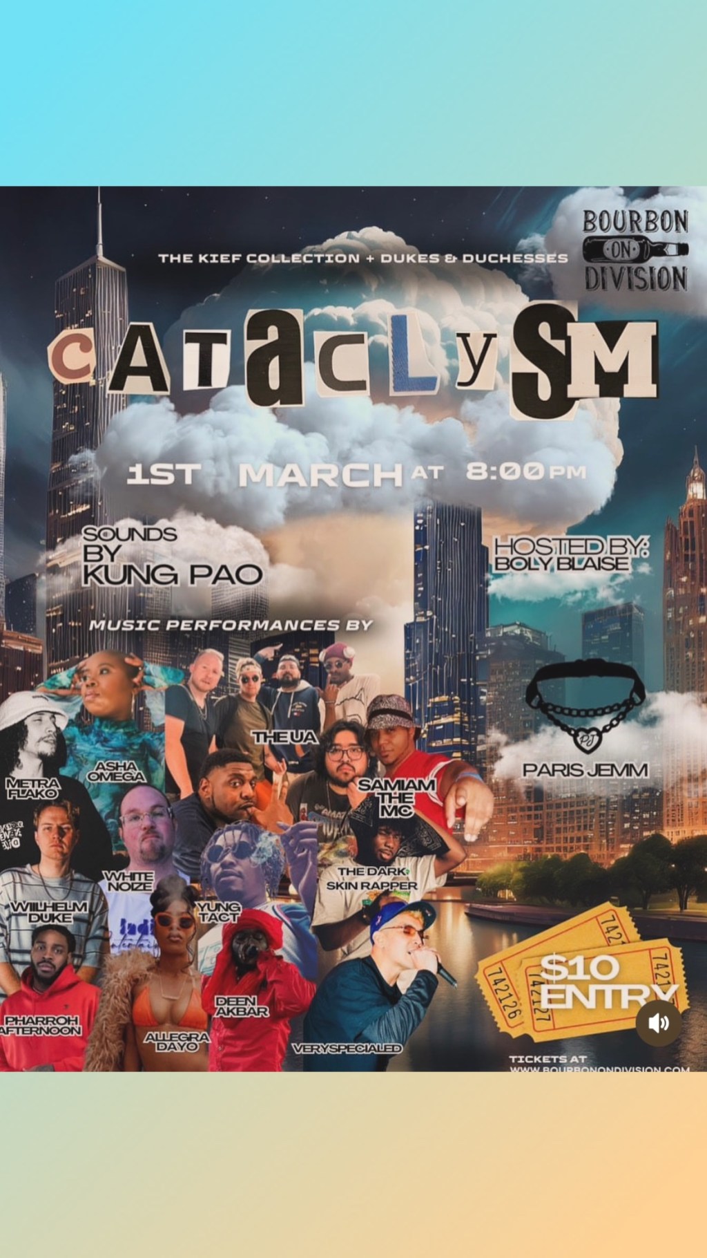 Cataclysm at Bourbon on&nbsp;Division